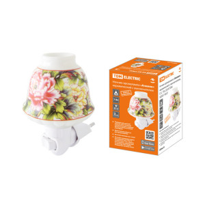 Ночник-аромалампа "Анемон" керамический с выключателем, Е12, 7 Вт, 220 В SQ0357-0037