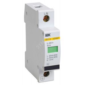 Ограничитель перенапряжения ОПС1-C 1P MOP20-1-C