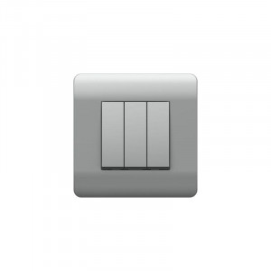 Выключатель 3-кл. NEW3-E 10А серебр. 431462