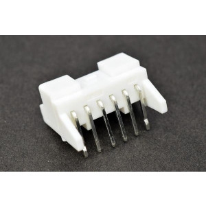 S06B-PASK-2(LF)(SN), Разъем провод-плата 1x6P PA 1 Штекерный разъем 2мм, контакт 6 -25°C+85°C 3A Закрытый двухтактный разъем, P=2мм Разъем «провод к плате» / «провод к проводу»