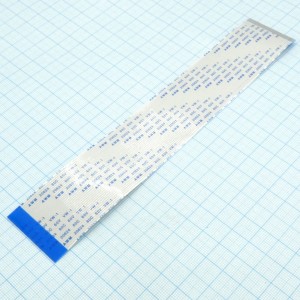 ШЛЕЙФ пл 34 конт /1.0mm/ 200mm реверс, FFC шаг 1мм, 34 контакта, длина 200mm реверсивный