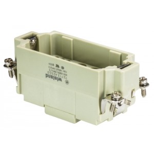 Вилочная контактная вставка 72.713.4253.0, Вилочная контактная вставка, обжимная фиксация, 6/36 полюсов + PE, типоразмер 16B, 160/690V, 10/40A, (обжимные контакты поставляются отдельно)