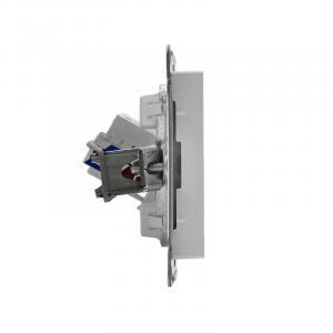 Розетка компьютерная 1-м AtlasDesign RJ45 кат.5E механизм бел. SE ATN000183