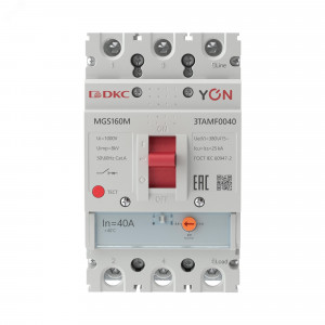 Выключатель автоматический YON MGS160 3P 32-40A 25kA MGS160M-3TAMF0040