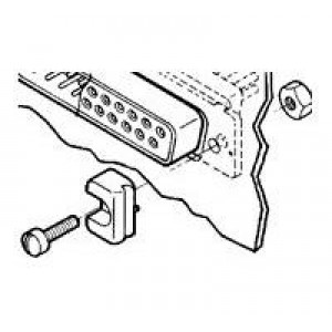 747080-2, Инструменты и аппаратное оборудование D-Sub  LATCH BLOCK
