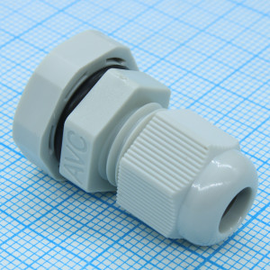 MGB12S-06G-ST, "MGB12S-06G-ST","Резьба M12x1.5 , Защита IP68 , Материал нейлон РА66,  вакуумная резина , Диаметр кабеля 6 мм