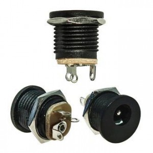 TC-022  2.0MM, Разъем питания штырьковый TC-022 2.0 мм, монтаж на панель