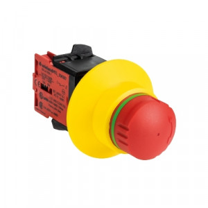 Кнопка аварийного останова SNH 1101, Кнопка аварийного отключения в сборе, 1 НЗ контакт.