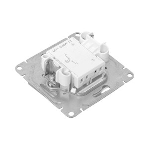 Механизм выключателя, одноклавишный, кнопочный, алюминий Эпика EKF UP1-SWA-13