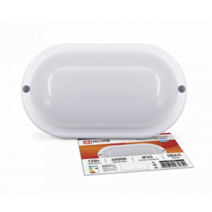 Светильник светодиодный герметичный СПП-ОВАЛ 12Вт 230В 4000К 960Лм IP65 4690612034751