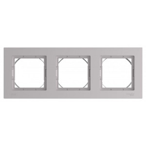 Рамка 3-пост. AtlasDesign Aqua IP44 алюм. SE ATN440303