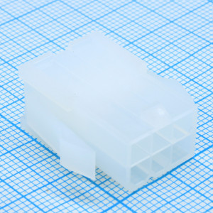 L-KLS1-4.20-2X03-FH, Корпус разъема,  Вилка, 6 конт.(2х3) шаг 4.2 мм Серия Mini-Fit