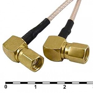 SMC-KW2/SMC-KW2-RG178-30, Разъем высокочастотный SMC-KW2/SMC-KW2-RG178-30, длина 30 см