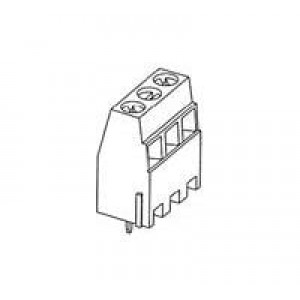 282881-2, Фиксированные клеммные колодки RCPT WIRE 2P VERT