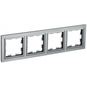 Рамка 4-м BRITE РУ-4-БрС сталь BR-M42-K46