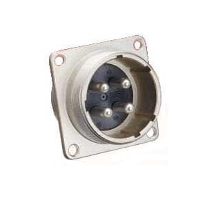 JR21RK-16P, Стандартный цилиндрический соединитель 16P STRT RECEPT PIN ALUMINUM CON SCRW LK