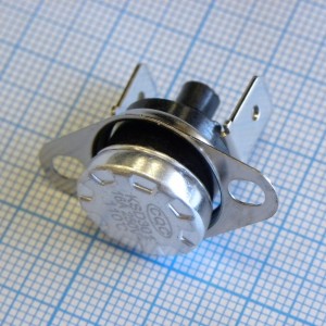 KSD301T 110С 250В 16А, термостат, LBVL нормально замкнутые с кнопкой (ручной сброс)