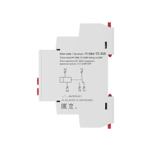 Реле времени RT-SBA (задержка времени включ.) 12-240В PROxima rt-sba-12-240