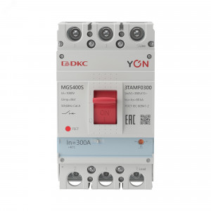 Выключатель автоматический YON MGS400 3P 240-300A 60kA MGS400S-3TAMF0300