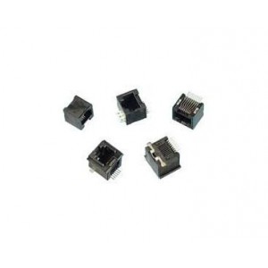 87547-4111CLF, Модульные соединители / соединители Ethernet Cat 3 Single 8P Surface Mt Mod Jack
