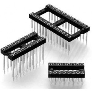 116-43-314-41-006000, Установочные панели для ИС и компонентов 14 PIN ELEVATED SKT .236L