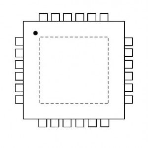 ATTINY1607-MN, 8-битные микроконтроллеры 20MHz, 16KB, QFN24, Ind 105C, Green, Tray