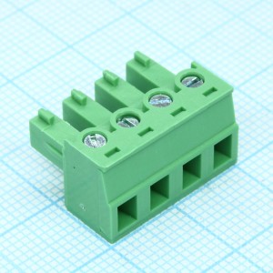 15EDGK-5.08-04P-14-00A(H), Разъемный клеммный блок, 4 контакта. Серия 15EDGK-5.08