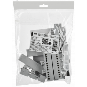 TEKFOR Шина L фаза изолированная на универсальном держателе 6х9-12-Ср IEK TF-NN10-12-KL-K03