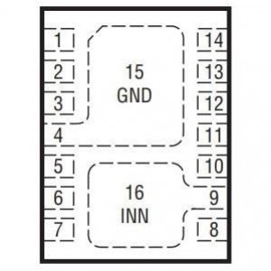 LT3032MPDE-15#PBF, LDO регуляторы напряжения Dual 200mA Positive/Negative, Low Noise, Low Dropout Linear Regulator