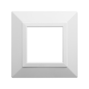 Рамка из металла, "Avanti", белая, 1 пост (2 мод.) 4400852