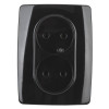 12-2107-06 Розетка 2X2P, 16A-250В, IP20, 2, чёрный (10/100/1600) Б0031243