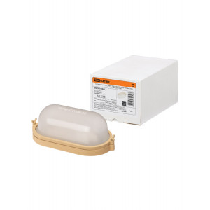 Светильник для саун "Терма" НББ 03-60-021 корпус бежевый овал, до +140°C, 60 Вт, IP65 SQ0303-0441