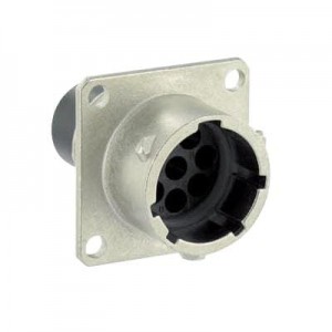 UT00128PH6, Стандартный цилиндрический соединитель 8P Size 12 Wall Mount Receptacle