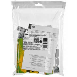 TEKFOR Шина PE земля изолированная на универсальном держателе 8х12-14-ЖЗ IEK TF-NN20-14-KL-K52