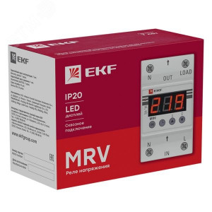Реле напряжения с дисплеем MRV 32А PROxima MRV-32A