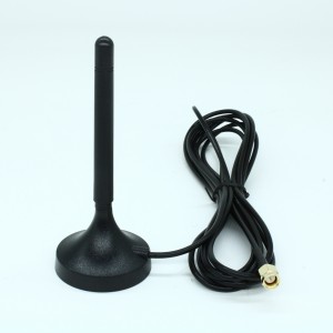 BY-LTE-06-02, Антенна GSM GSM/3G/LTE 698...2700МГц, внешний разъем магнит,3dBi, SMA-MALE-3M