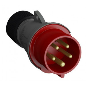 Вилка кабельная Easy&Safe 432EP6,32А,3P+N+E,IP44,6ч 2CMA101995R1000