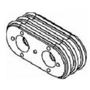 12034364, Автомобильные разъемы INDVL CABLE SEALS GRAY