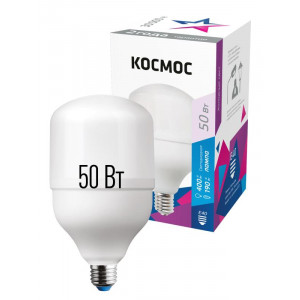 Лампа светодиодная HВтLED 50Вт 220В E40 6500К LksmHWLED50WE4065