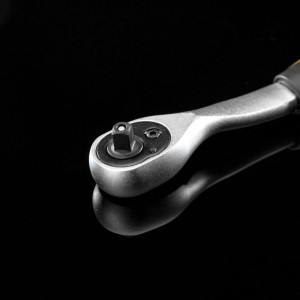 Ключ-трещотка для торцовых головок 1/4, СrV, 72 зубца KR-12-8403