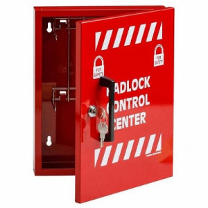 gws800118, Станция для замков металлическая с 18 крюками, сталь, 457х394х50 мм, цвет – красный, 1 шт/упак