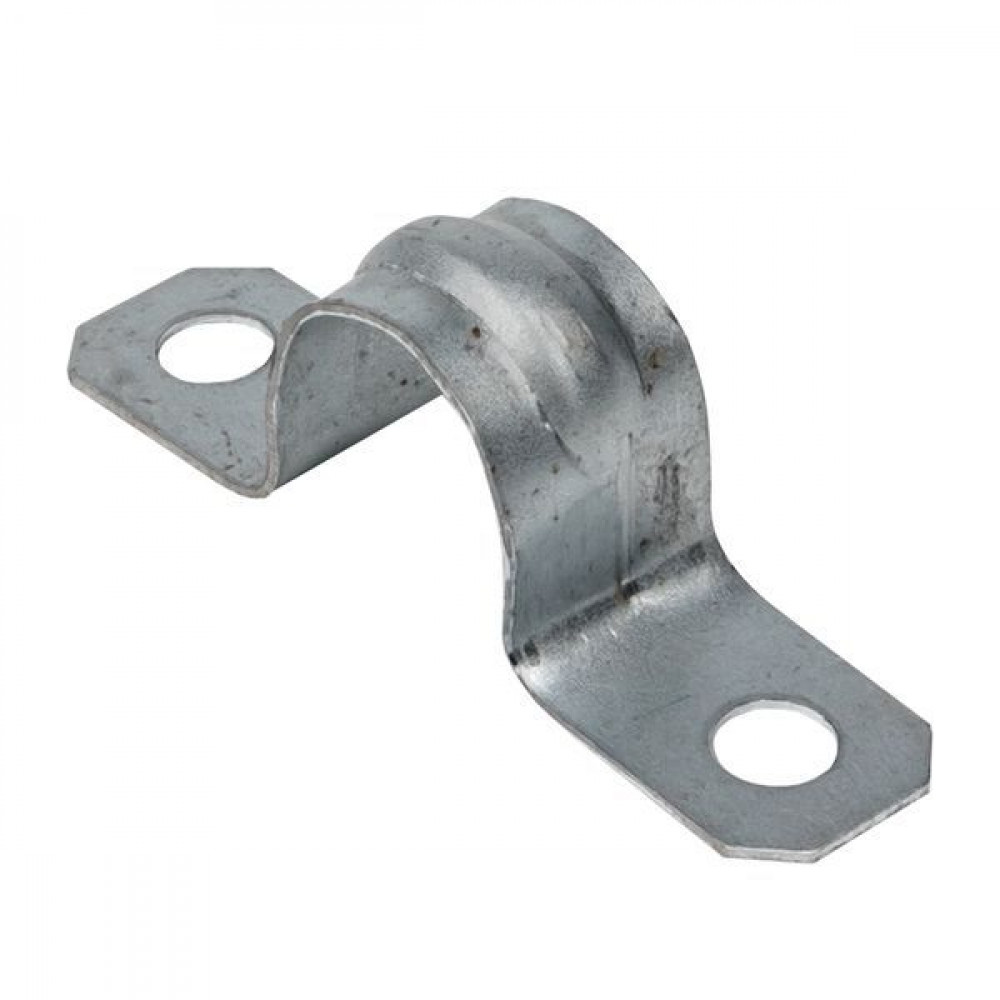 Изображение товара Скоба металлическая двухлапковая d16-17 мм (100 шт) PROxima sm-2-16-17