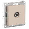 ATLASDESIGN TV РОЗЕТКА оконечная 1DB, механизм, ПЕСОЧНЫЙ ATN001291