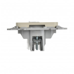 FLITE Розетка 2-местная компьютерная RJ45 категория 5Е UTP РК5е-2-0-ФлСл сливочный IEK FI-K22-1-K86