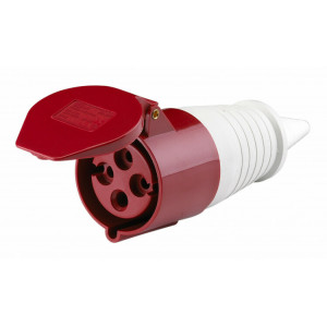 Розетка переносная 224 3Р+РЕ 32А 380В IP44 РП-102 C2 26014DEK