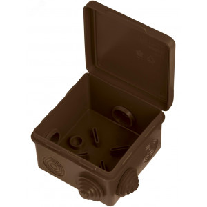 Распаячная коробка ОП 80х80х50мм, крышка, 