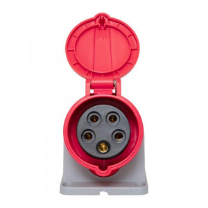 Розетка стационарная наружная 115 3Р+РЕ+N 16А 380В IP44 PROxima ps-115-16-380-PRO