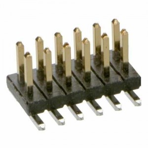 M50-3600642, Проводные клеммы и зажимы 6+6 DIL PIN HDR SMT Au/Sn