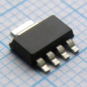 MCP1824T-3302E/DC, Линейный стабилизатор с низким падением напряжения положительной полярности, 3.3 В, 0.3 А