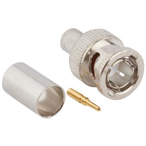 031-71065, РЧ соединители / Коаксиальные соединители BNC Strg Crimp Plug for RG-6 DS